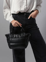 Handtas Hofn North Leder Nathan baume Zwart north 2-vue-porte